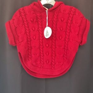 Max Studio girl’s knit poncho